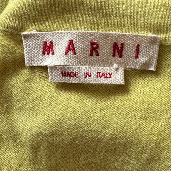 MARNI Cashmere  Sweater Vest Dropped Shoulder🌸 - Picture 4 of 7